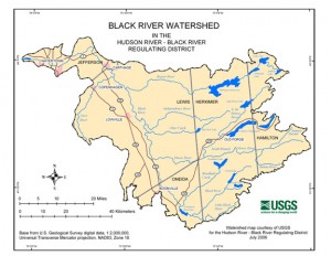 Black River Watershed Map